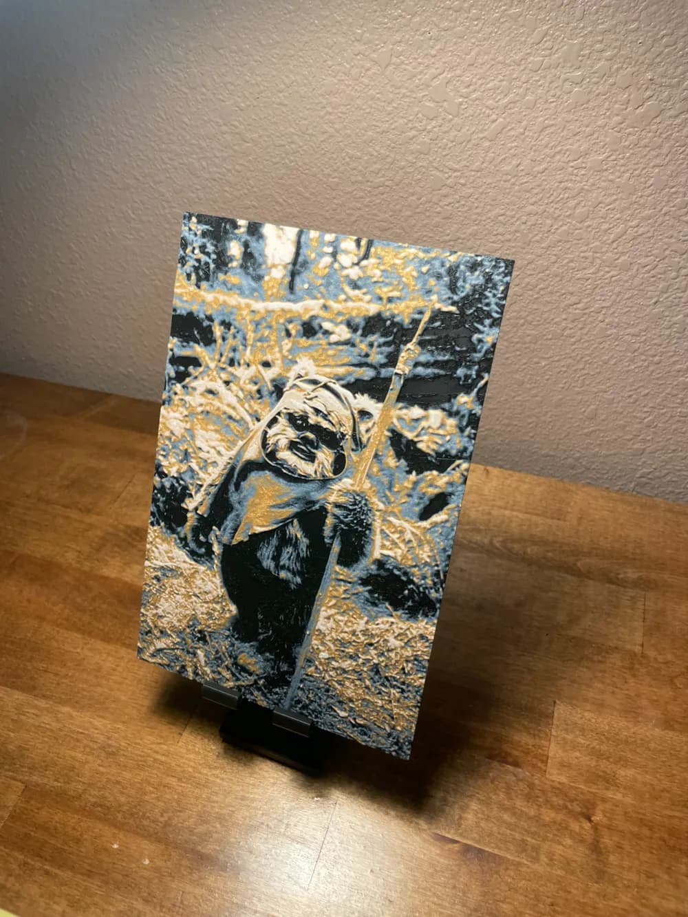 HueForge model: Hueforge - Star Wars - Ewok by Cloudy Nostalgia