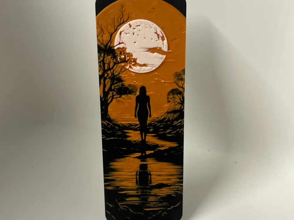 sunset bookmark by Morganja HueForge model: sunset bookmark by Morganja