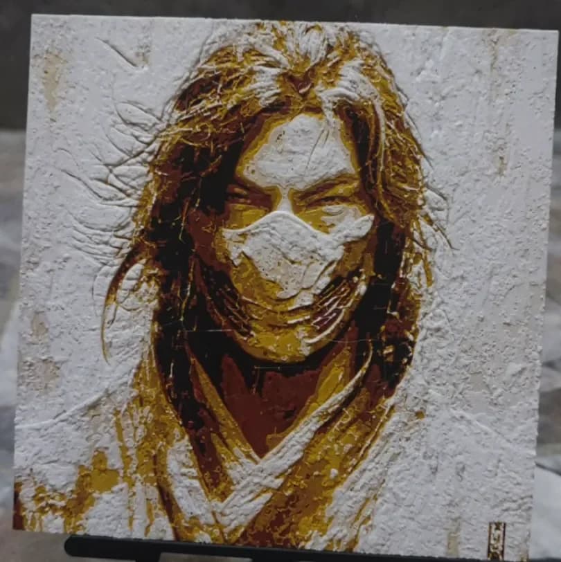 Scorpion Memories by Garuda3D HueForge model: Scorpion Memories by Garuda3D