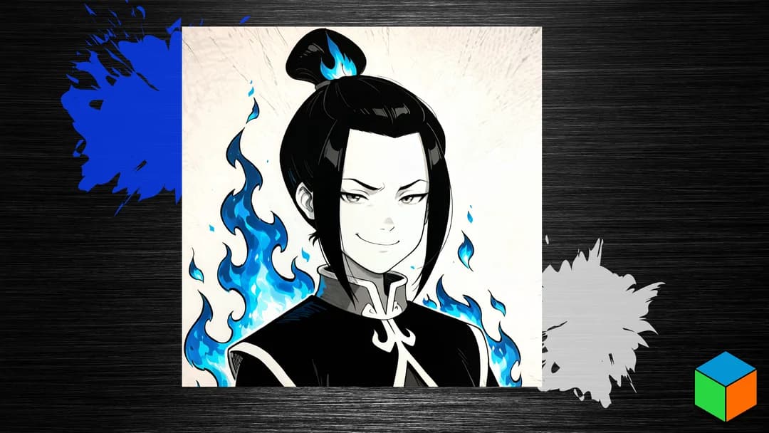 Fire Nation Blue β Azula Bonus Drop π₯ by 3D Prints By Vic HueForge model: Fire Nation Blue β Azula Bonus Drop π₯ by 3D Prints By Vic