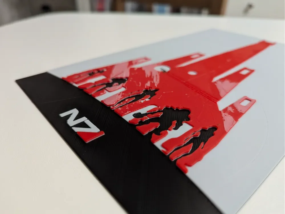 Normandy N7 Mass Effect HueForge