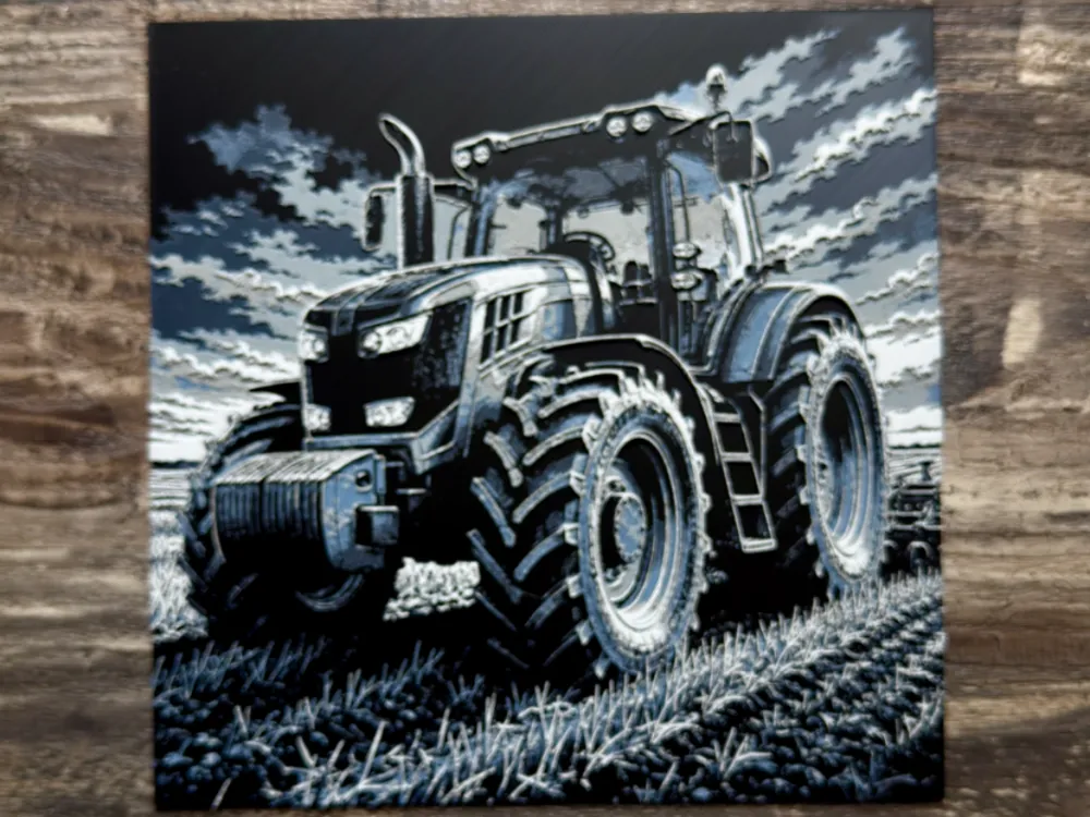 Tractor - Scene Series by novy HueForge model: Tractor - Scene Series by novy