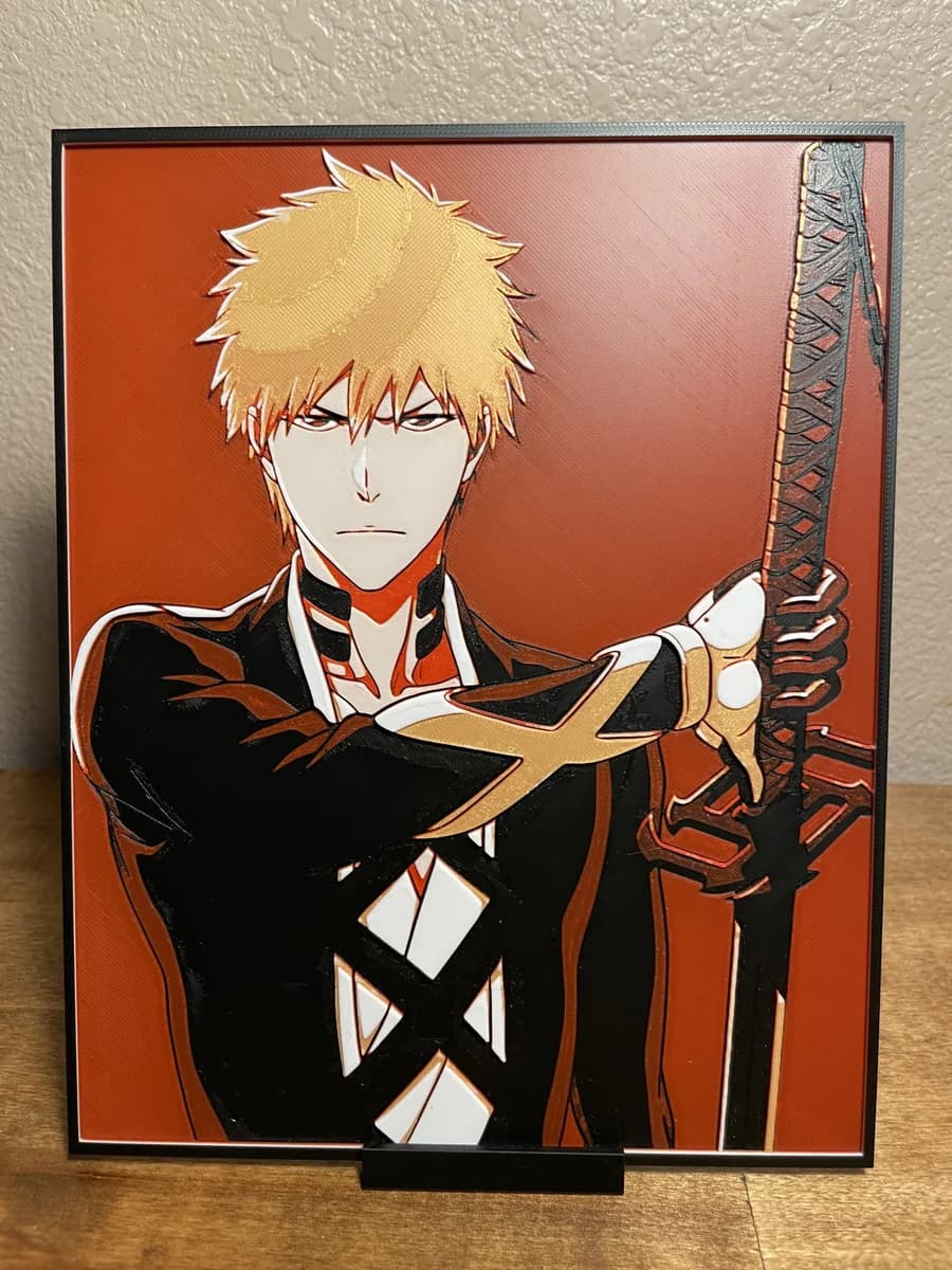 Ichigo by Cloudy Nostalgia HueForge model: Ichigo by Cloudy Nostalgia