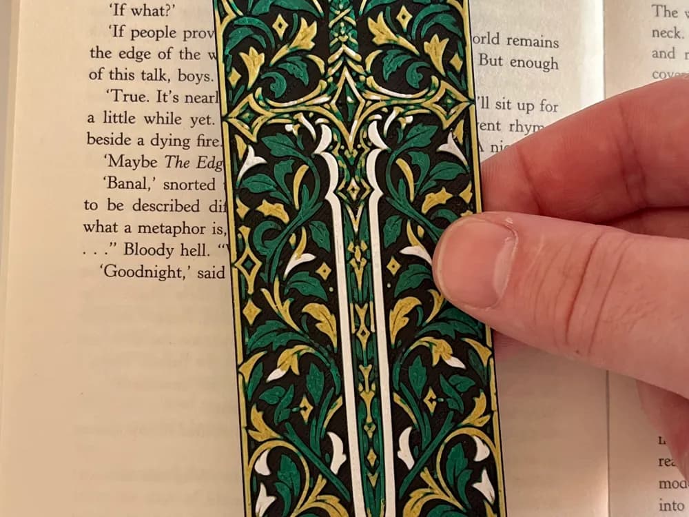 Longsword Bookmark by HexarHaus HueForge model: Longsword Bookmark by HexarHaus