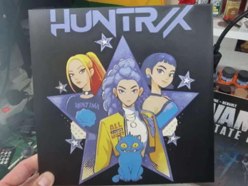 KPop Demon Hunters Hueforge - Huntrix by Dakiren HueForge model: KPop Demon Hunters Hueforge - Huntrix by Dakiren