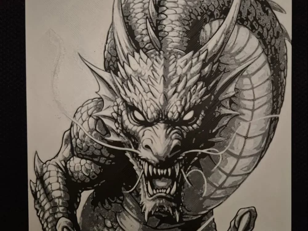 The Dragon hueforge by Buntsta HueForge model: The Dragon hueforge by Buntsta