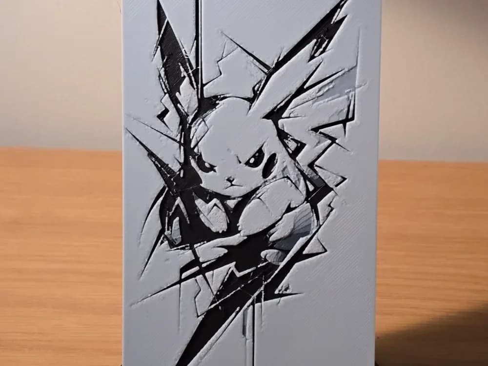 Hueforge - Pokémon - Pikachu by FxD | Function-X-Design HueForge model: Hueforge - Pokémon - Pikachu by FxD | Function-X-Design