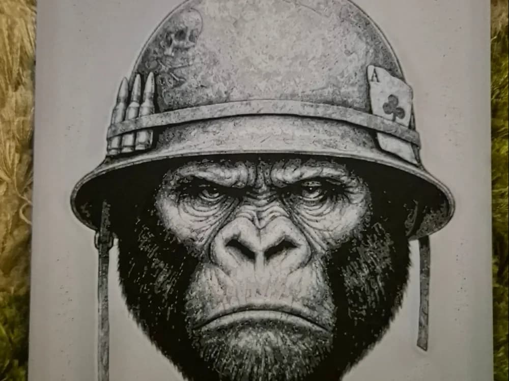 Monkey soldier hueforge by Buntsta HueForge model: Monkey soldier hueforge by Buntsta