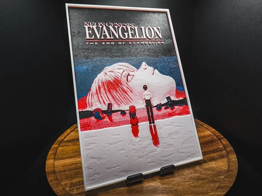 Neon Genesis Evangelion (Movie Poster - HueForge) Neon Genesis Evangelion (Movie Poster - HueForge)