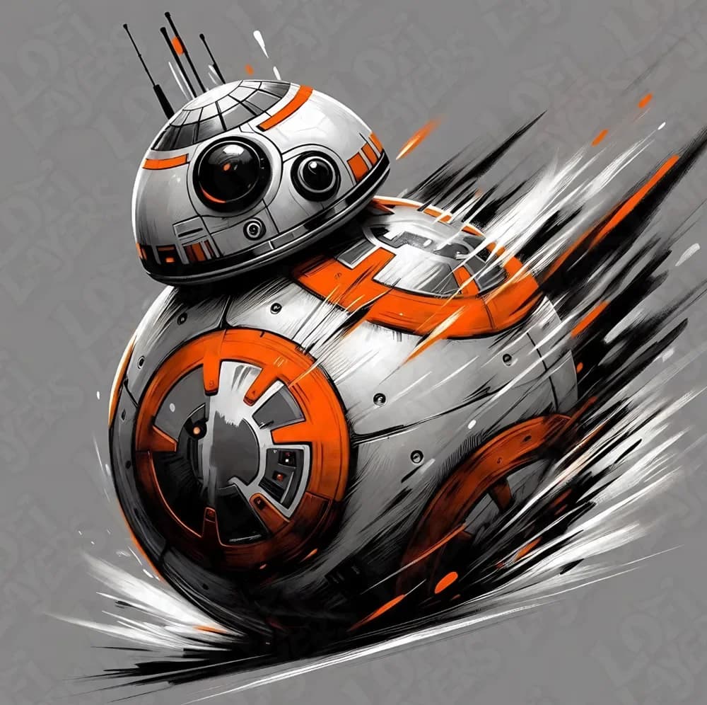 BB8 Hueforge by LoFi Layers HueForge model: BB8 Hueforge by LoFi Layers