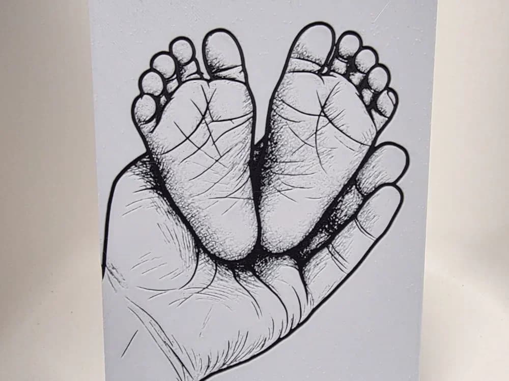 Baby Feet Hueforge by Morganja HueForge model: Baby Feet Hueforge by Morganja
