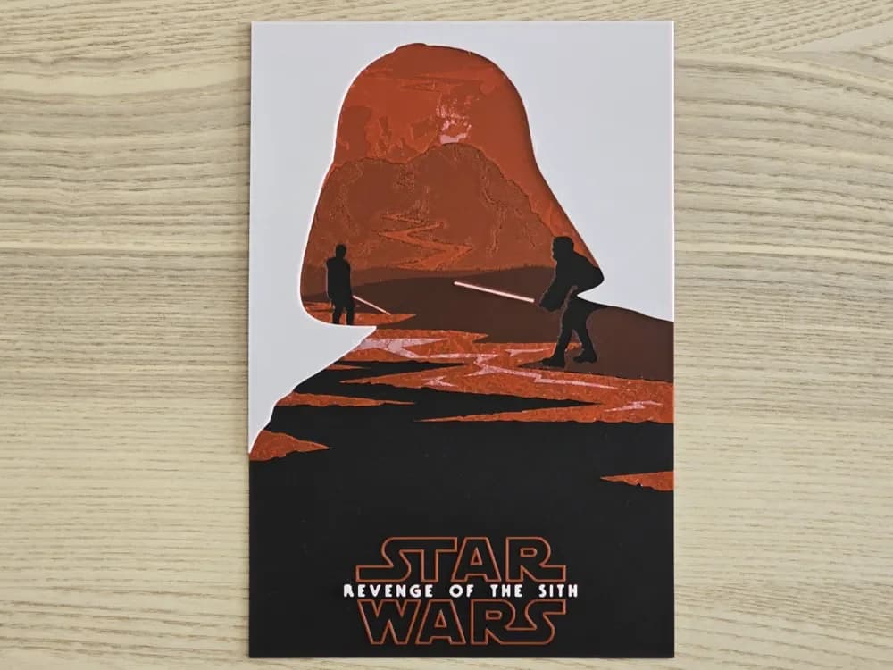 Star Wars Revenge of the Sith - HueForge Poster by EisenWorld HueForge model: Star Wars Revenge of the Sith - HueForge Poster by EisenWorld