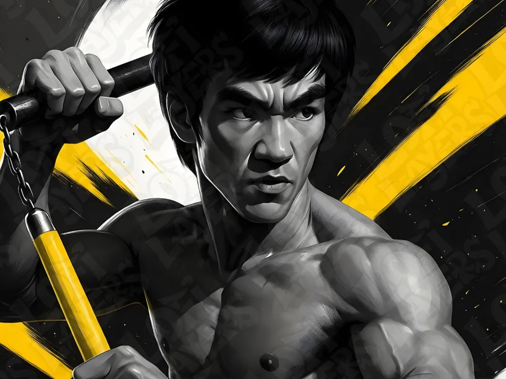 Bruce Lee Hueforge by LoFi Layers HueForge model: Bruce Lee Hueforge by LoFi Layers