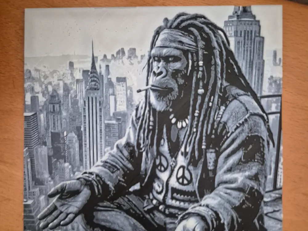 rasta monkey meditating rasta monkey meditating