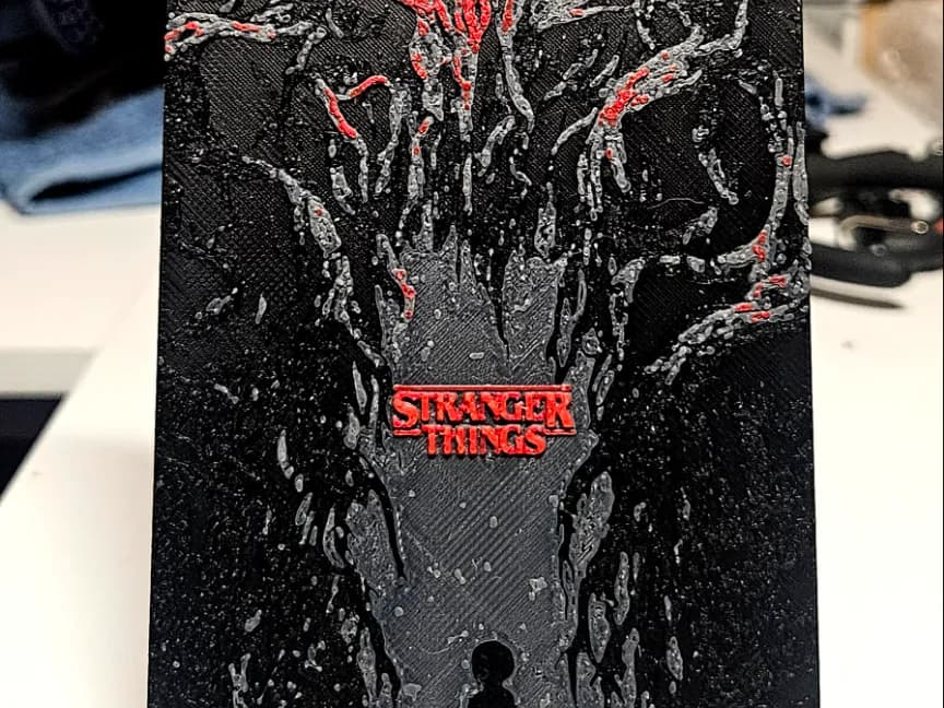 Stranger Things by Mano's 3d_Art HueForge model: Stranger Things by Mano's 3d_Art