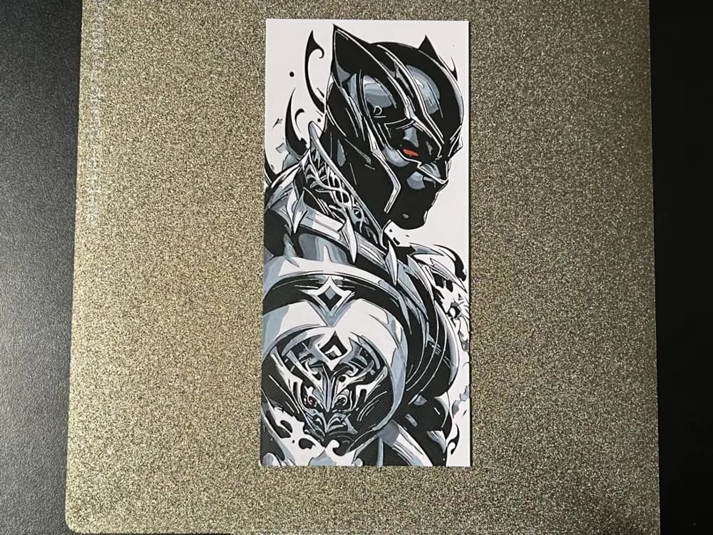 Black Panther Marvel Hueforge by FantasyZ HueForge model: Black Panther Marvel Hueforge by FantasyZ