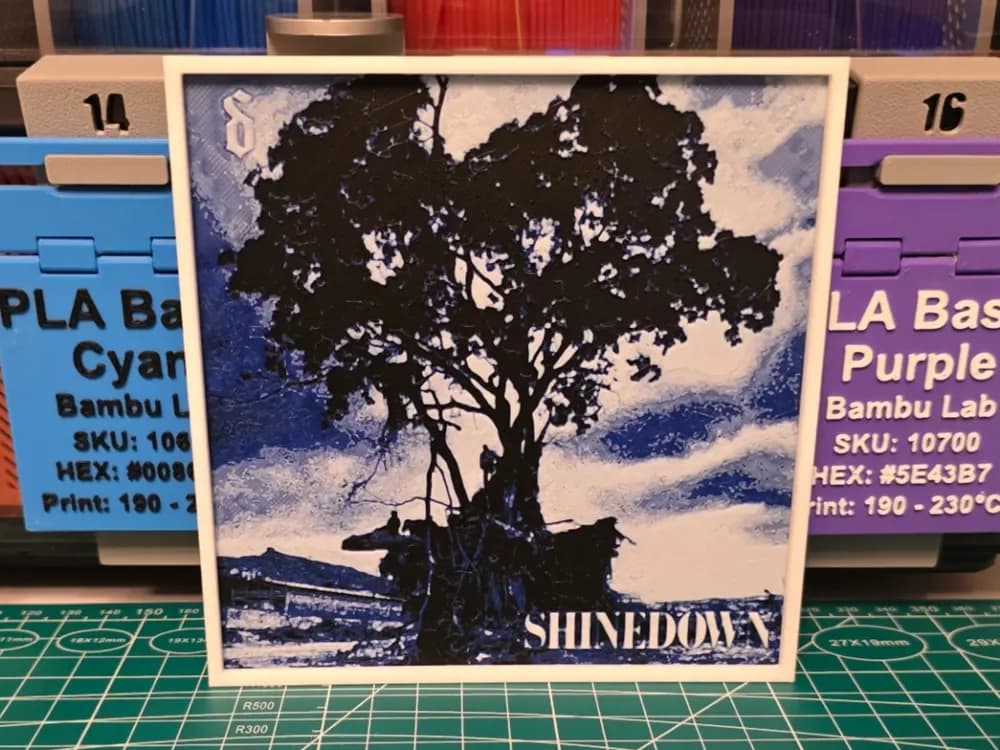 HueForge model: Shinedown "Leave a Whisper" Album - Hueforge Art by Lumpy3D