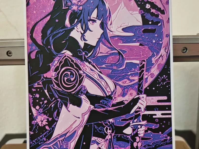 Raiden Shogun - Genshin Impact hueforge