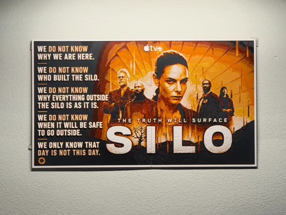 Silo TV Show HueForge Poster Silo TV Show HueForge Poster