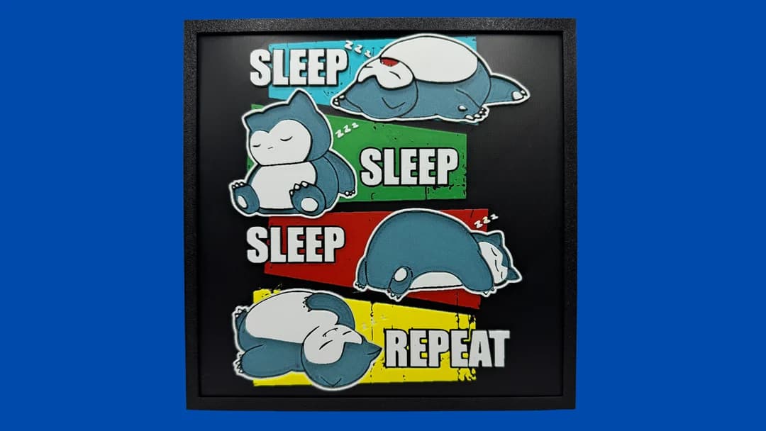 Snorlax Sign - Pokemon Hueforge Snorlax Sign - Pokemon Hueforge