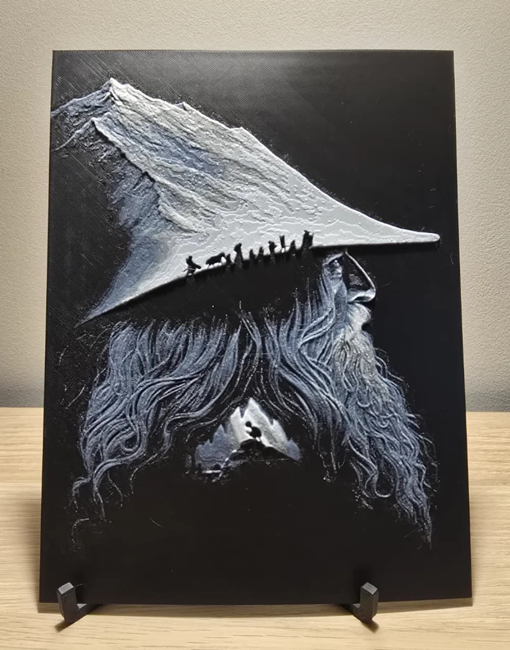 Gandalf Lord of the Rings Hueforge by Kactus Fpv HueForge model: Gandalf Lord of the Rings Hueforge by Kactus Fpv