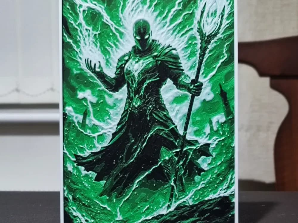 Sorcerer's Fury - HueForge 3 Color by BoDad HueForge model: Sorcerer's Fury - HueForge 3 Color by BoDad