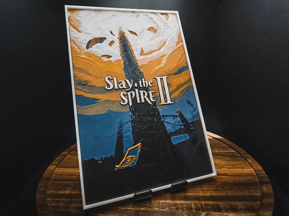 Slay the Spire 2 (Game Poster - HueForge) by HugheCraft HueForge model: Slay the Spire 2 (Game Poster - HueForge) by HugheCraft