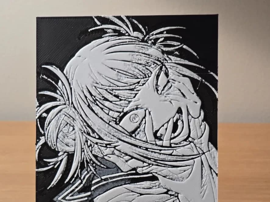 Hueforge - My Hero Academia - Himiko Toga 1 by FxD | Function-X-Design HueForge model: Hueforge - My Hero Academia - Himiko Toga 1 by FxD | Function-X-Design