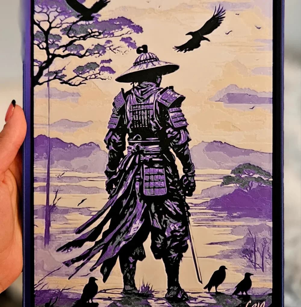 Samurai - HueForge by C3D HueForge model: Samurai - HueForge by C3D