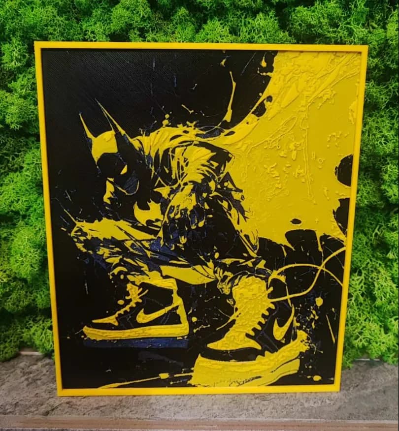 The Nike Knight by Garuda3D HueForge model: The Nike Knight by Garuda3D