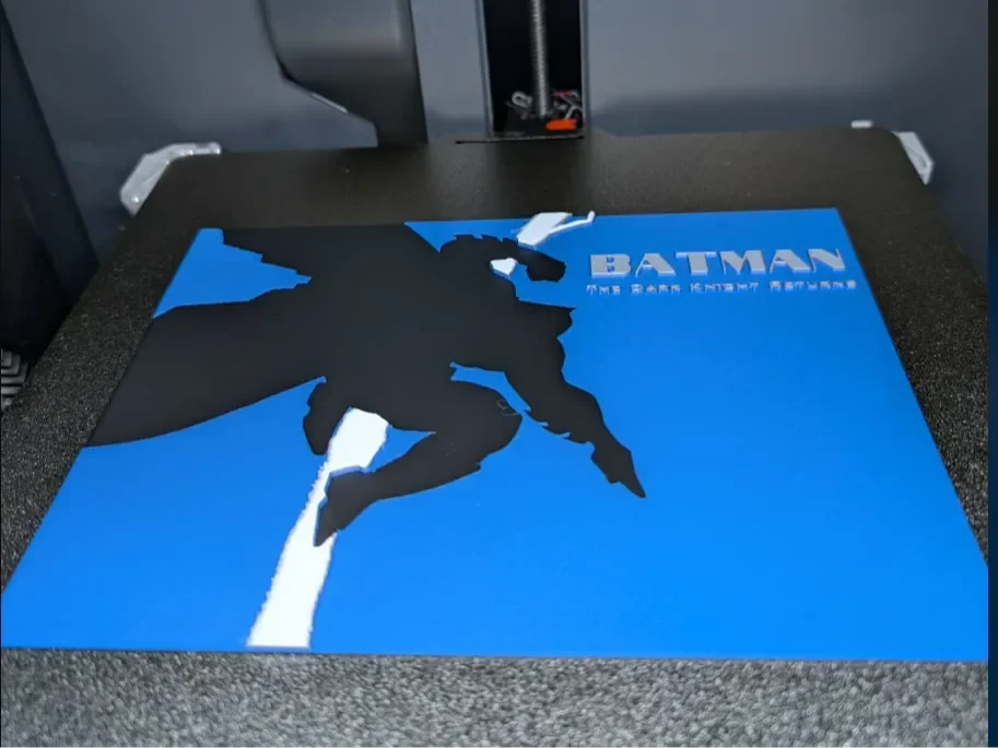 Batman The Dark Knight Returns Cover Hueforge by IslandLooter HueForge model: Batman The Dark Knight Returns Cover Hueforge by IslandLooter