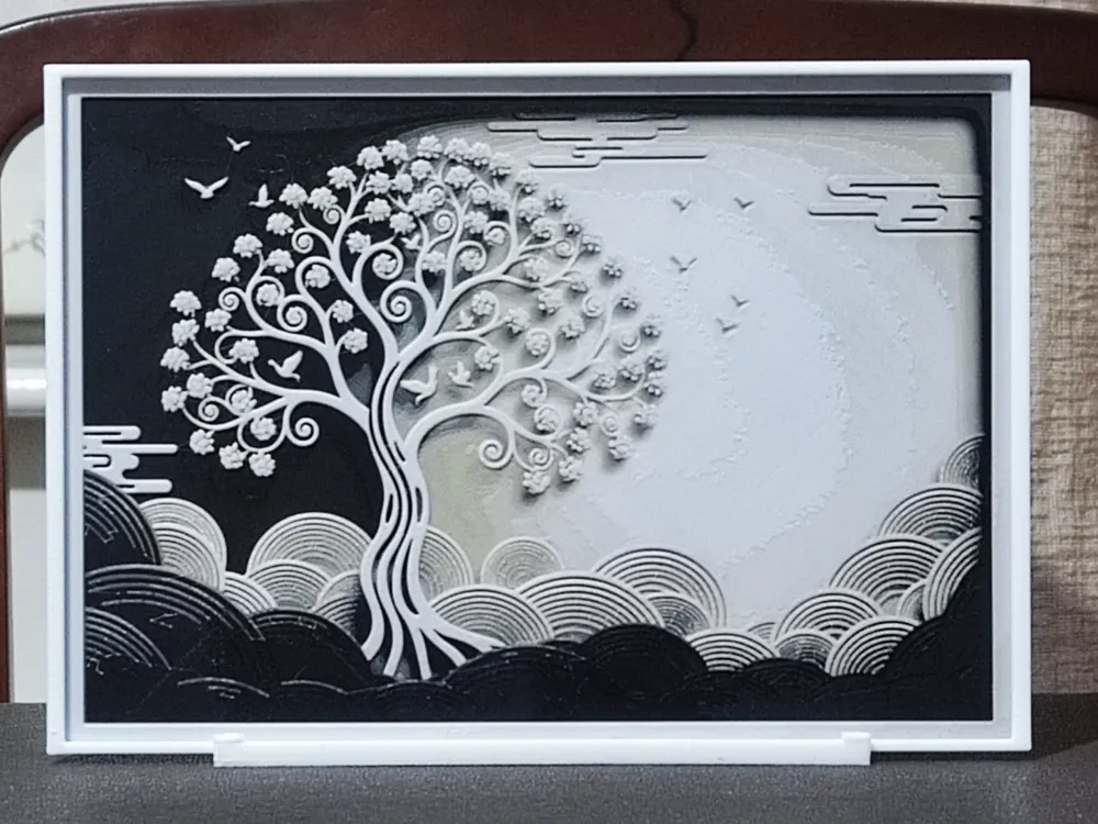 Transitions - HueForge 3 Color by BoDad HueForge model: Transitions - HueForge 3 Color by BoDad