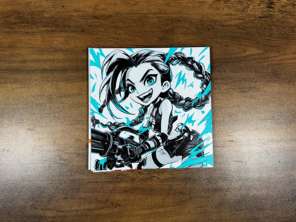 HueForge model: Chibi Jinx – Cutest Chaos with a Bang! by 3D Prints By Vic