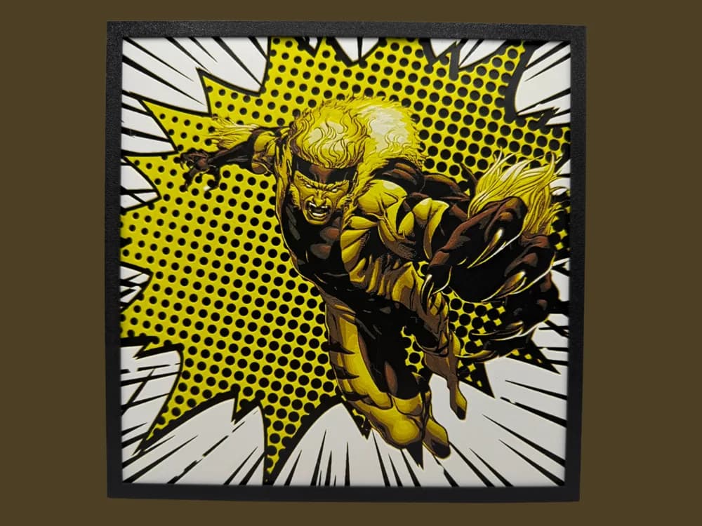 HueForge model: Victor Creed - Sabertooth by Canadian Gamer