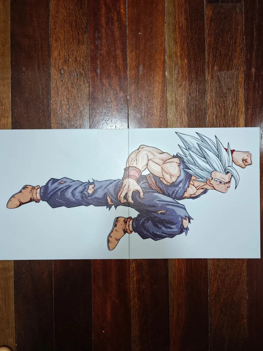 Beast Gohan Vs by TheHueforgeLady HueForge model: Beast Gohan Vs by TheHueforgeLady