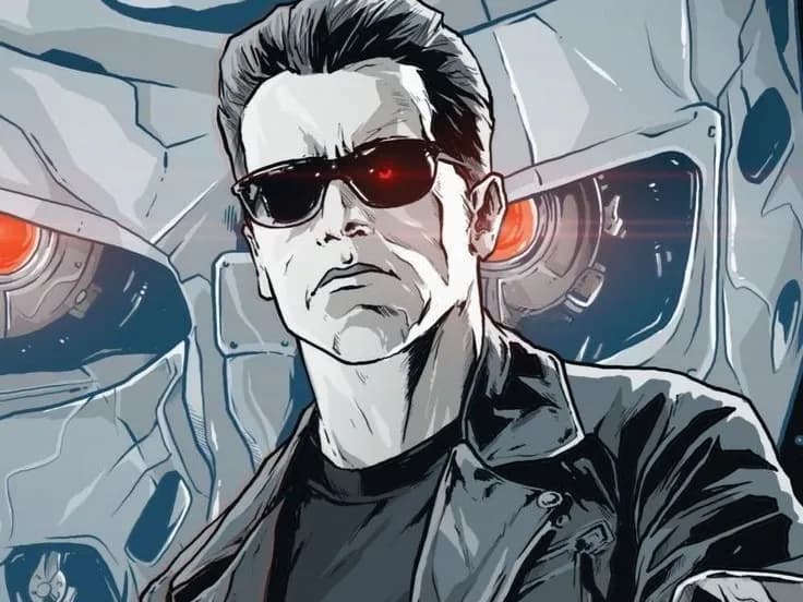 Terminator Hueforge by leshowpatate HueForge model: Terminator Hueforge by leshowpatate