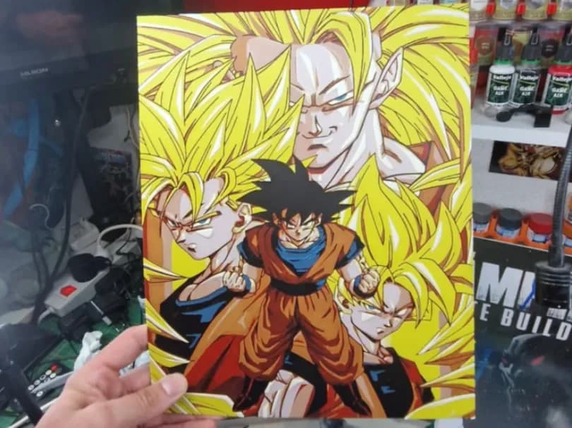 Goku Hueforge - Dragon Ball Z by Dakiren HueForge model: Goku Hueforge - Dragon Ball Z by Dakiren