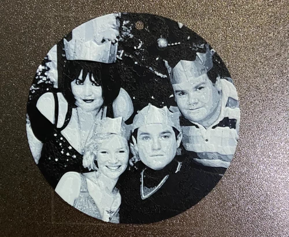 Gavin and Stacey Christmas decoration by Morganja HueForge model: Gavin and Stacey Christmas decoration by Morganja