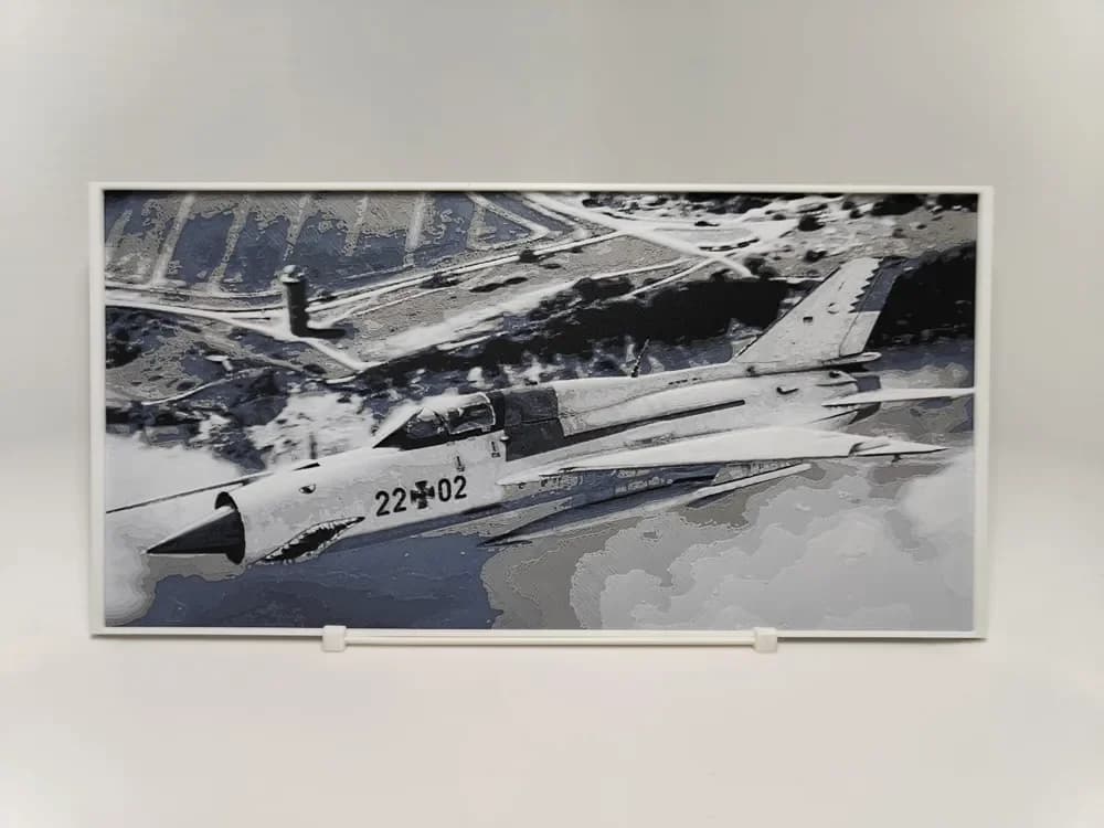 HueForge model: MiG-21PFM - Hueforge by BeaN