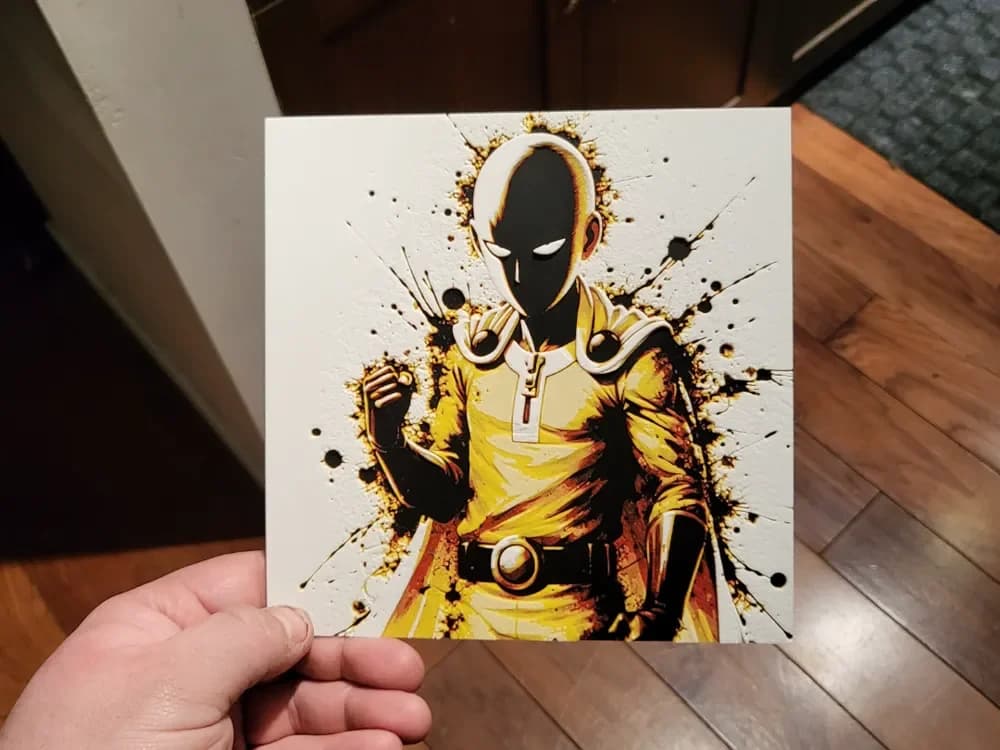 Graffiti Saitama Hueforge by 3Ree Printing HueForge model: Graffiti Saitama Hueforge by 3Ree Printing