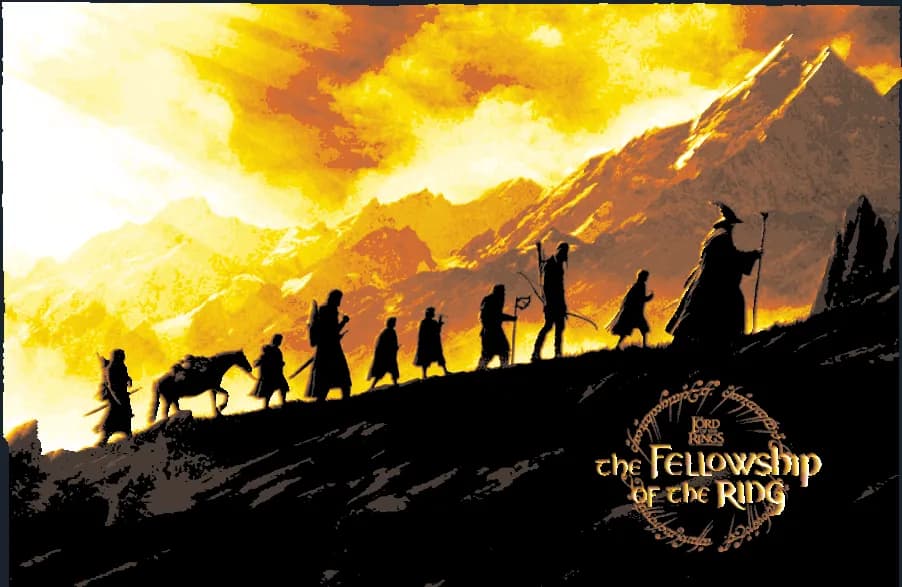 HueForge model: Hueforge - Lord of the Rings Scenic Walk by Cloudy Nostalgia