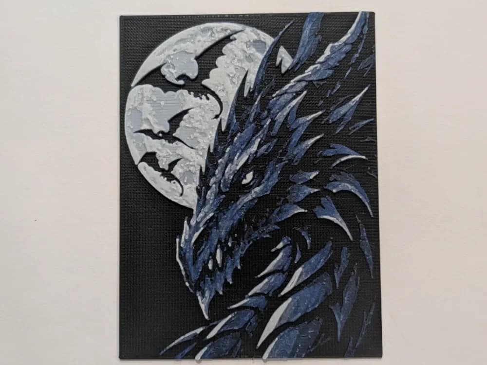 Dragon - Tribal Deckbox Inlay Dragon - Tribal Deckbox Inlay