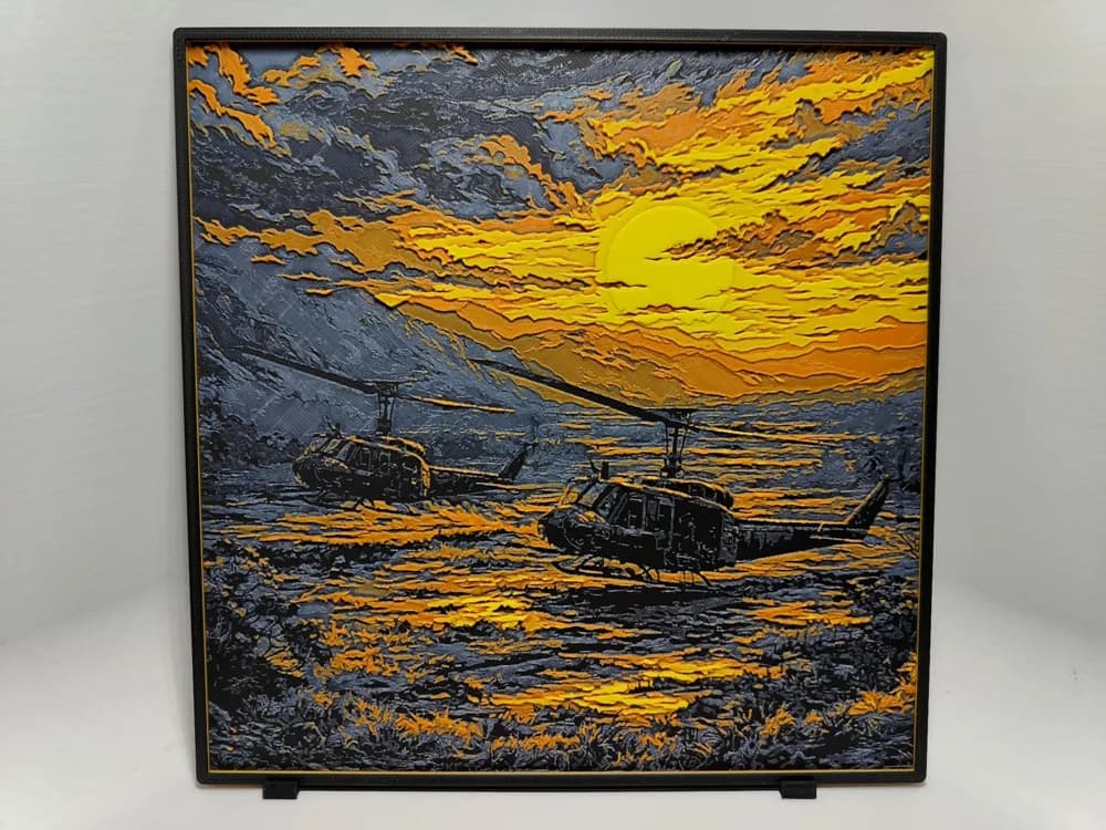 UH-1 Huey Sunset - Hueforge UH-1 Huey Sunset - Hueforge