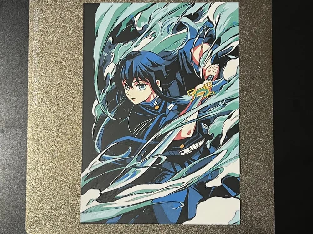 HueForge model: Demon Slayer Mist Hashira Hueforge by FantasyZ