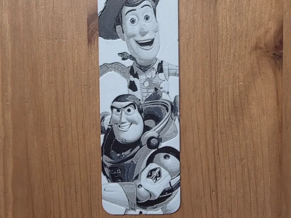 toy story bookmark by Morganja HueForge model: toy story bookmark by Morganja
