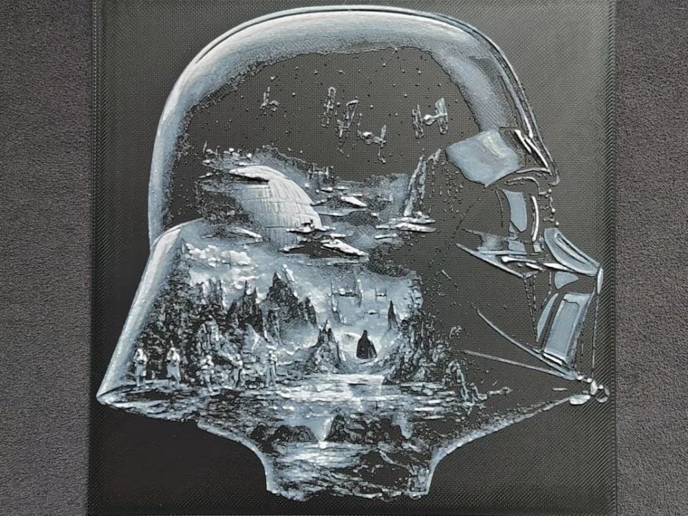 Darth Vader HueForge by fD.667 HueForge model: Darth Vader HueForge by fD.667