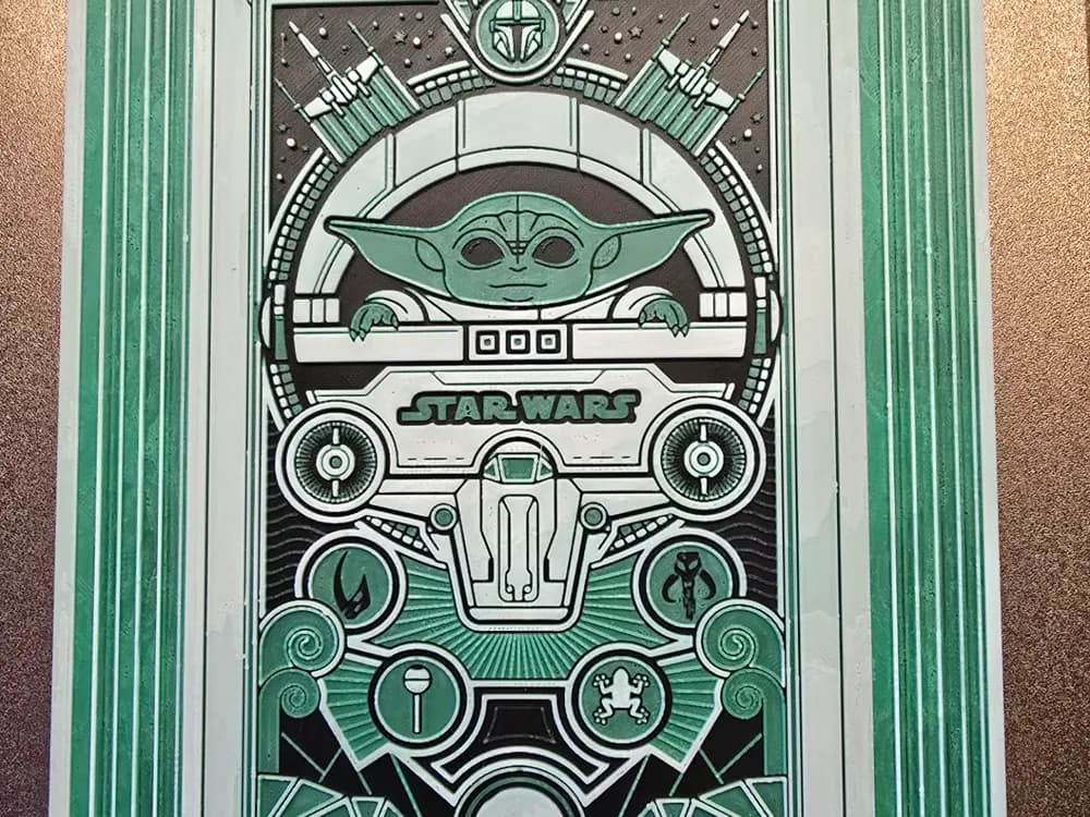 Star Wars - Grogu Hueforge by 3D-Mentiel HueForge model: Star Wars - Grogu Hueforge by 3D-Mentiel