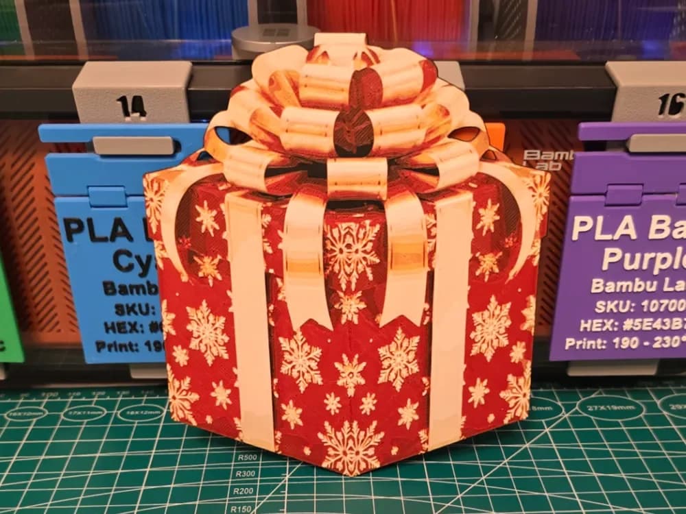 Christmas Present - Hueforge Art by Lumpy3D HueForge model: Christmas Present - Hueforge Art by Lumpy3D