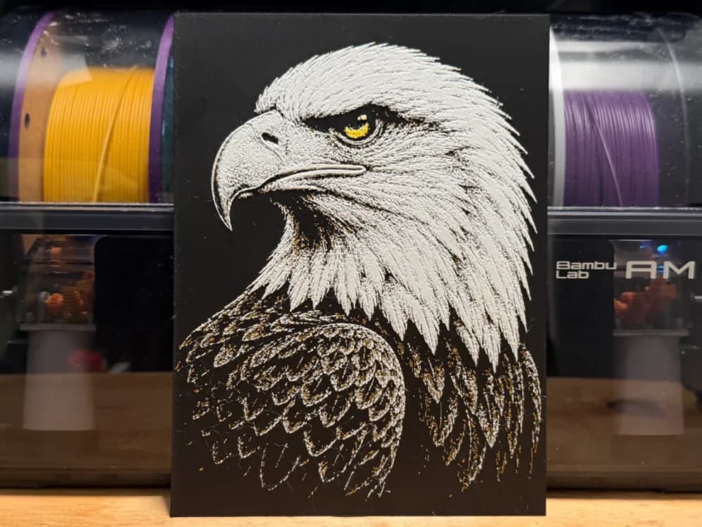 Eagle HueForge Eagle HueForge