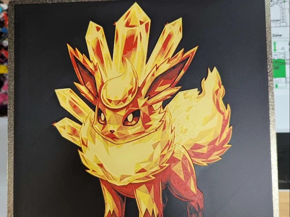 Hueforge pyroli teracristal by ZombiePaint3D HueForge model: Hueforge pyroli teracristal by ZombiePaint3D